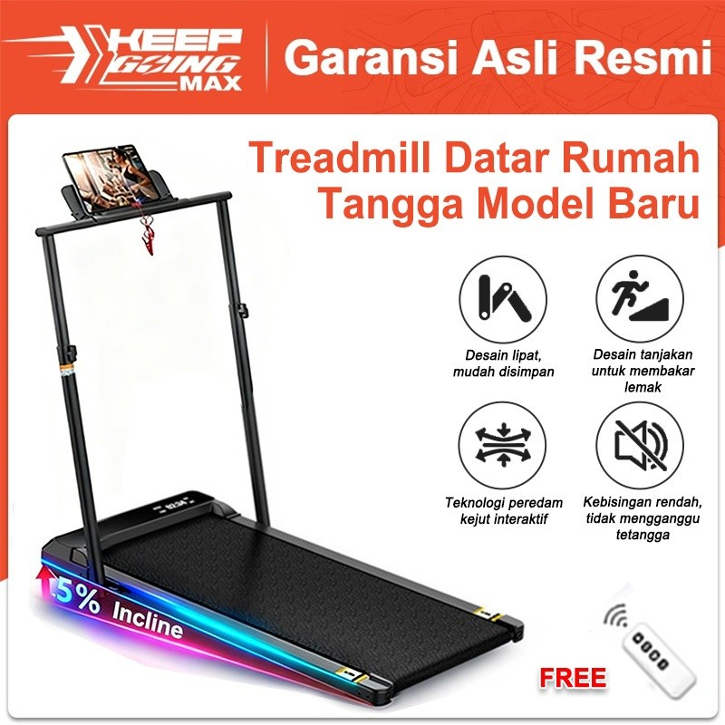 Keep Going Max -Treadmill Motorized Treadmill Elektrik Treadmill Lipat Treadmill Portable Running Pa