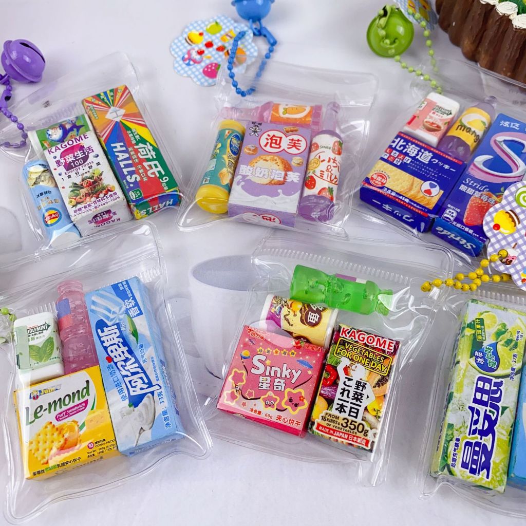 Gantungan Kunci Miniatur makanan Minuman Dan Snack dam great A