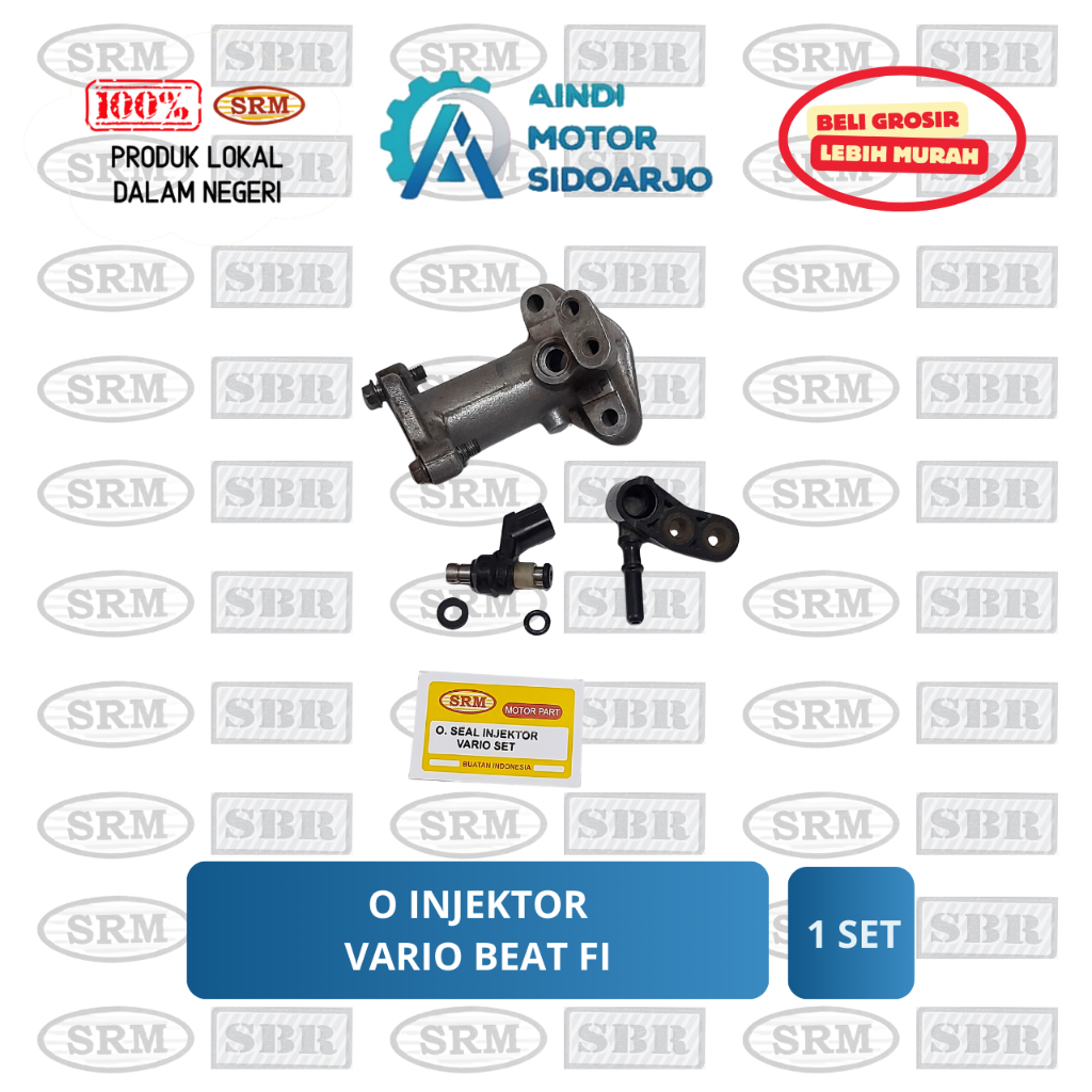 Oring Injektor Beat FI (Set Isi 2) - O Ring Karet Seal Injector Injeksi CB150R Vario FI Spacy FI pcx