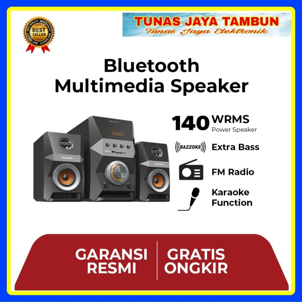 SPEAKER POLYTRON PMA 9522 / SPEAKER MULTIMEDIA POLYTRON PMA 9522 / POLYTRON PMA-9522 SPEAKER AKTIF