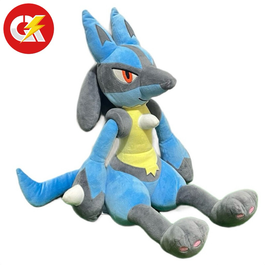 Boneka Plush Size Besar Pokemon Lucario Partner Original Banpresto