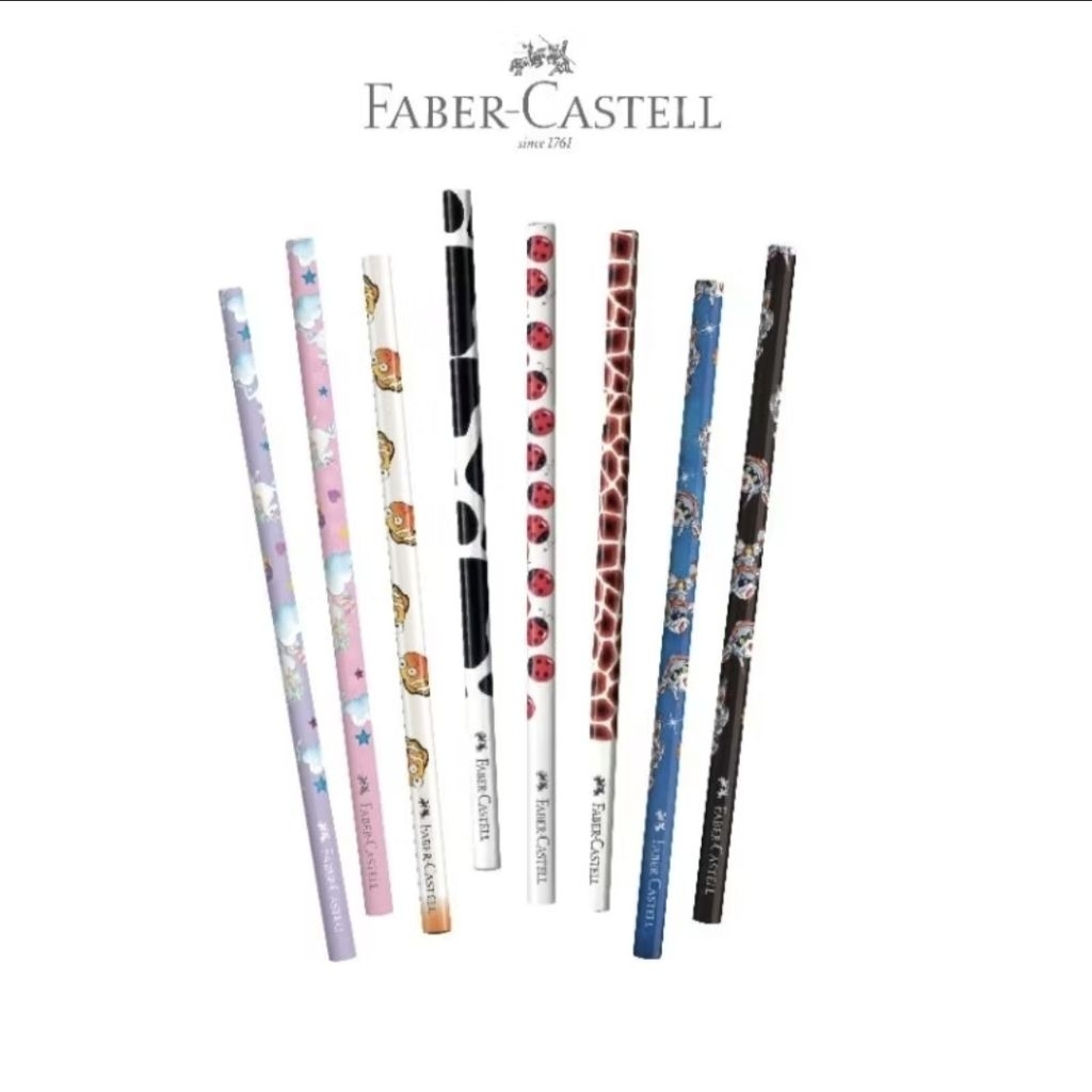 Faber-Castell Pensil Motif / Pensil tulis 2B motif