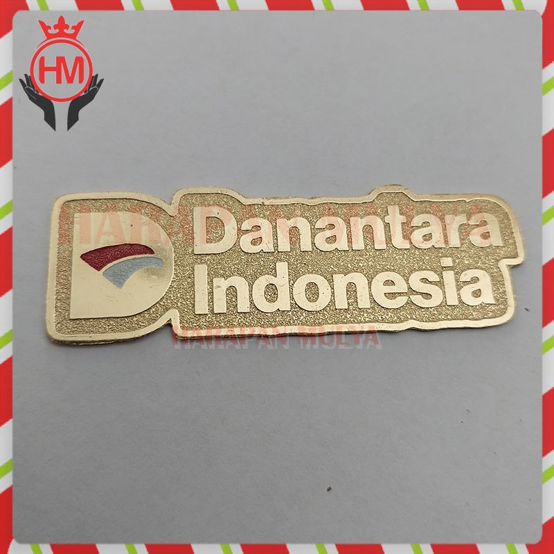 Lencana Pin Danantara Indonesia Pin Danantara Gold - Harapan Mulya