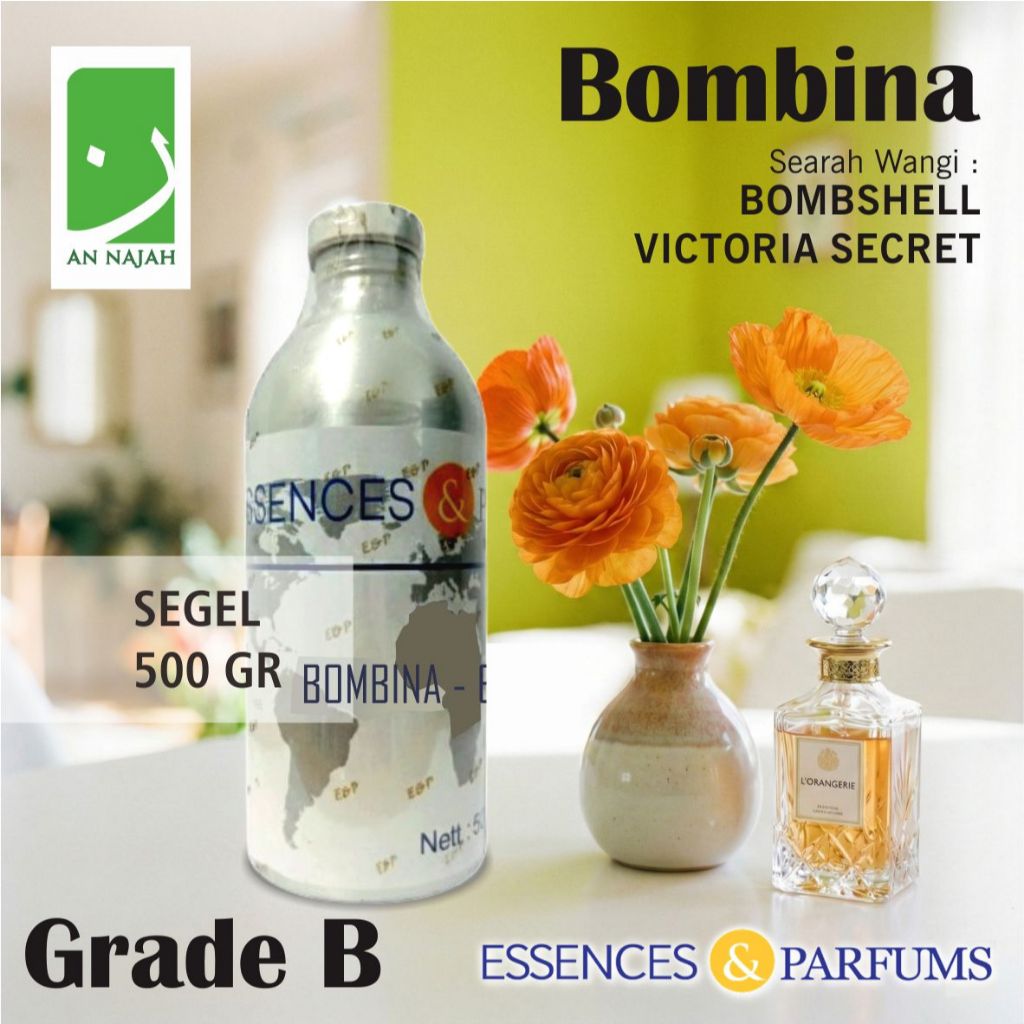 BOMBINA | Grade B | Searah Wangi VS Bombshell | Essences & Parfums | 500gr Segel