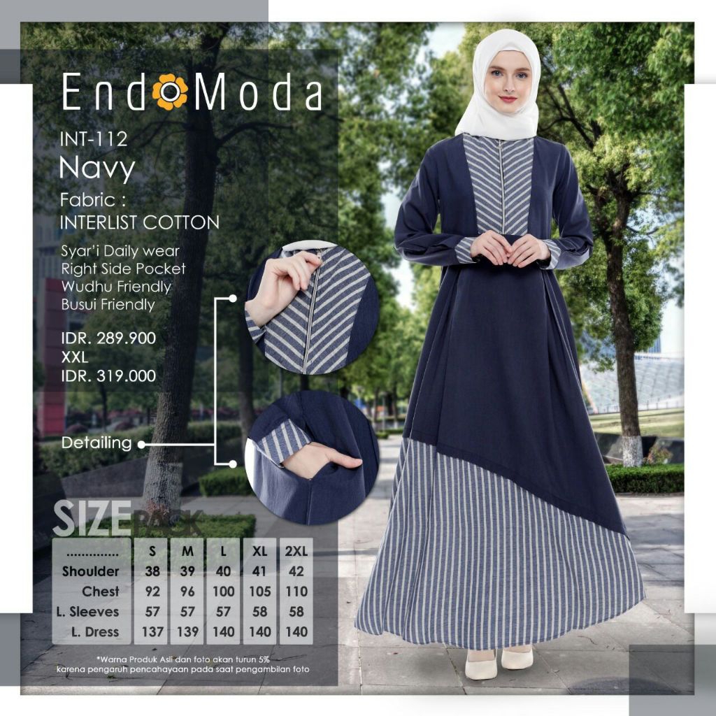 (BISA COD) GAMIS ENDOMODA / GAMIS KATUN ENDOMODA