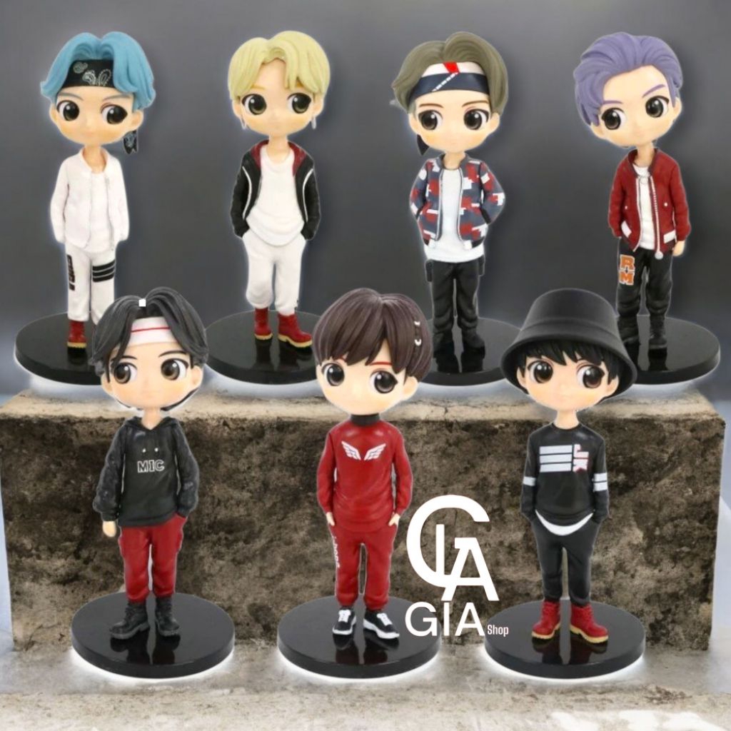 Action Figure  BTS idol KPOP Jung Kook Jimin Suga Ukuran  Besar Satuan