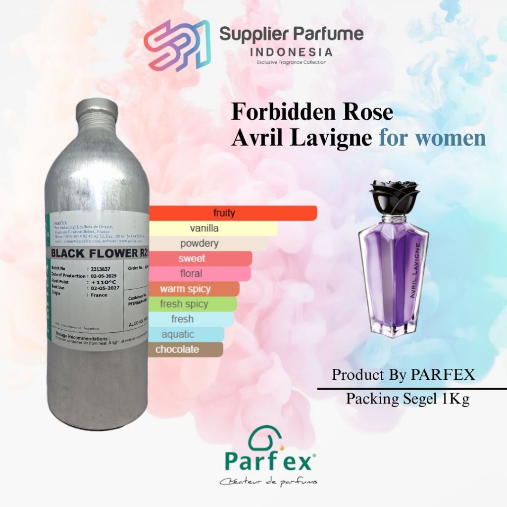AVRIL FORBIDEN ROSE FOR WOMEN Product By PARFEX Segel 1Kg