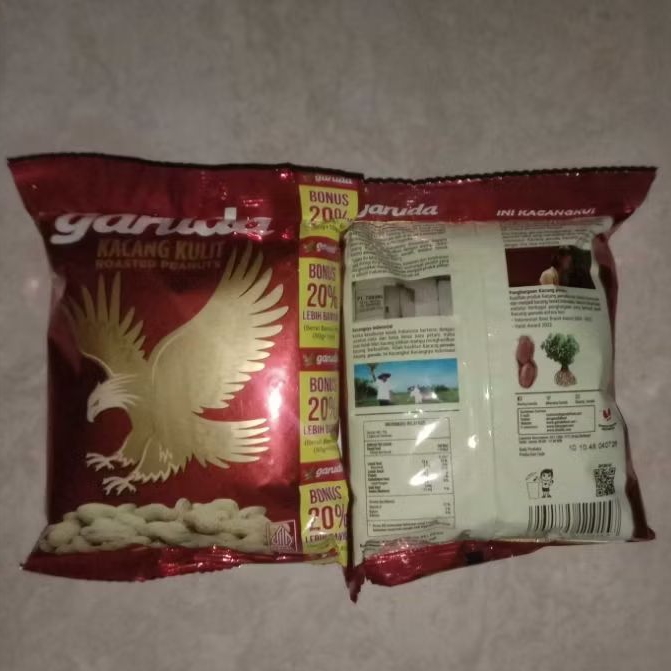 Garuda Kacang Kulit 60gr, Garuda Kacang Kulit 140gr