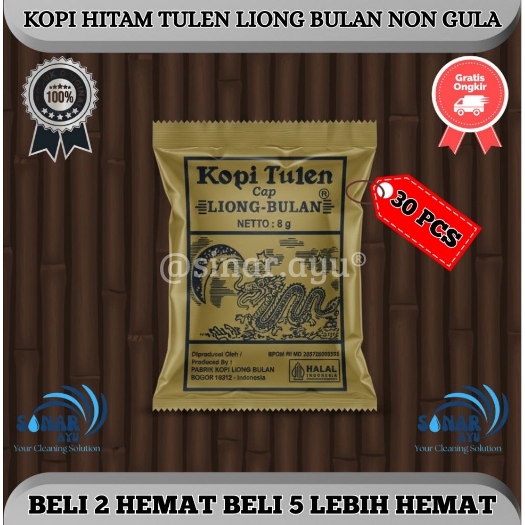 KOPI LIONG KOPI HITAM TULEN LIONG BULAN (KHAS BOGOR)