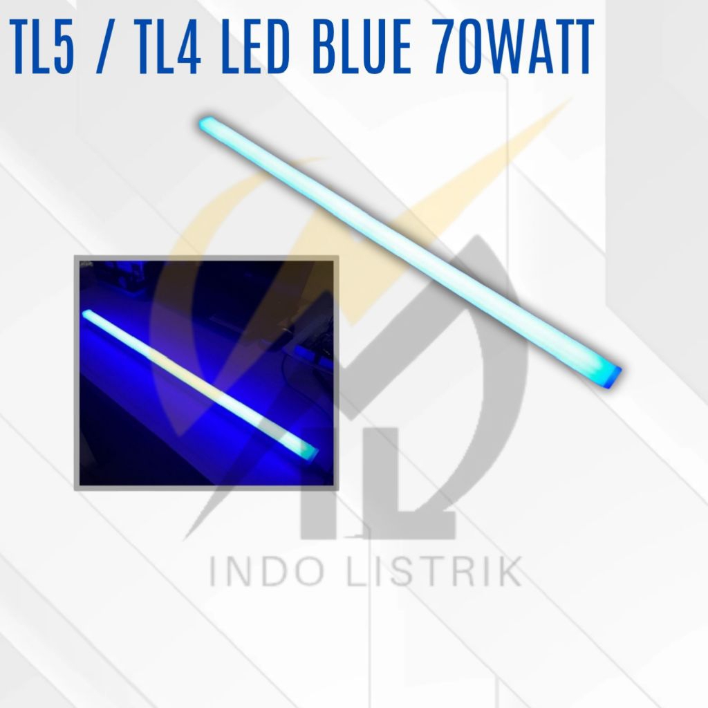 Lampu TL5 biru 120cm / Lampu Led TL5 biru 120cm /  TL5 led biru 120cm