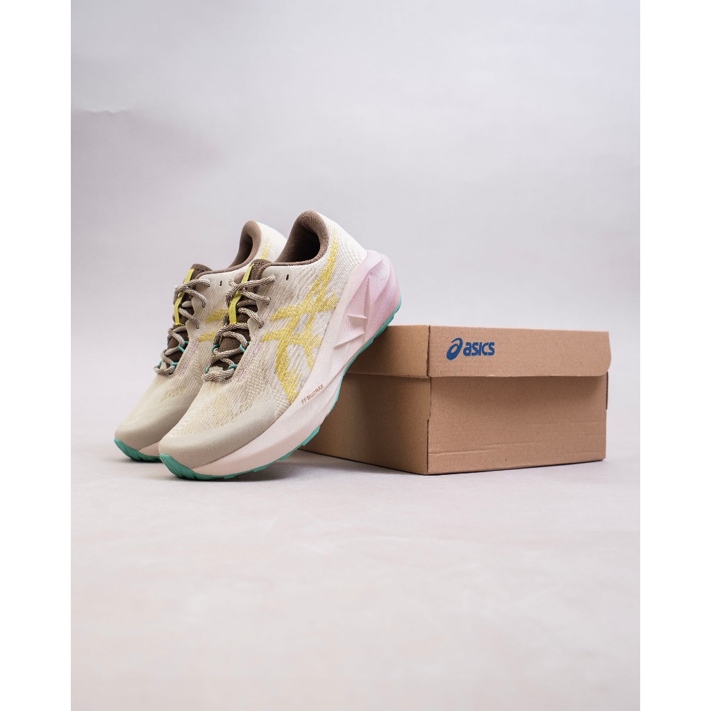 Sepatu Trail Run / Asics Novablast 5 TR - Light Dust Cacti