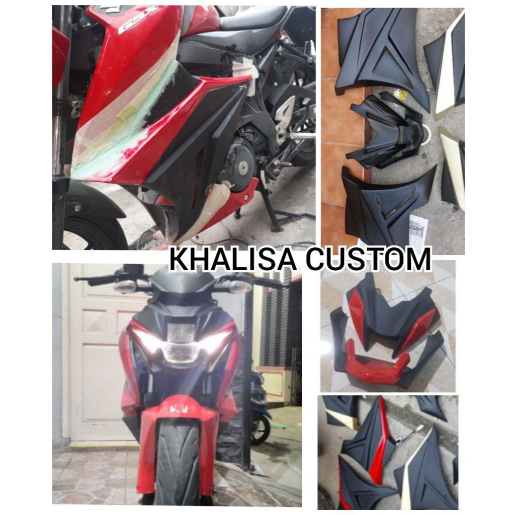 Half Fairing Paket Cover Headlamp Suzuki Gsx S150
