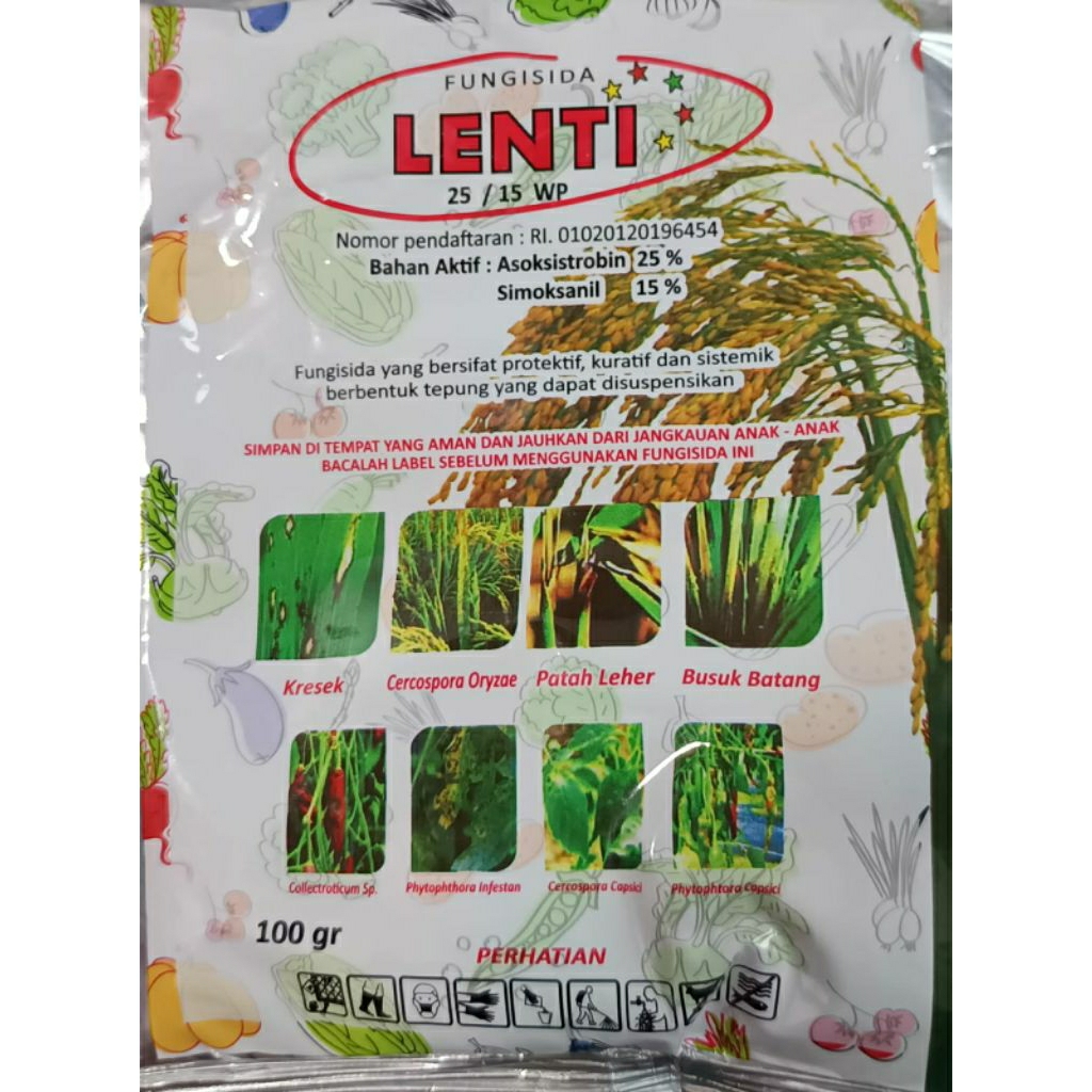 FUNGISIDA PATEK LENTI 25 / 15 WP 100 gram