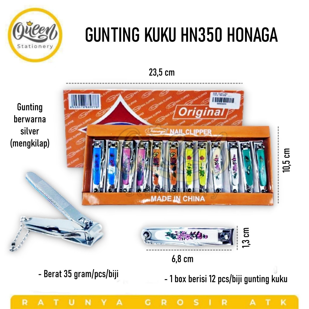 1 PCS GUNTING KUKU HN350 HONAGA / GUNTING PEMOTONG KUKU HONAGA (R-5099)