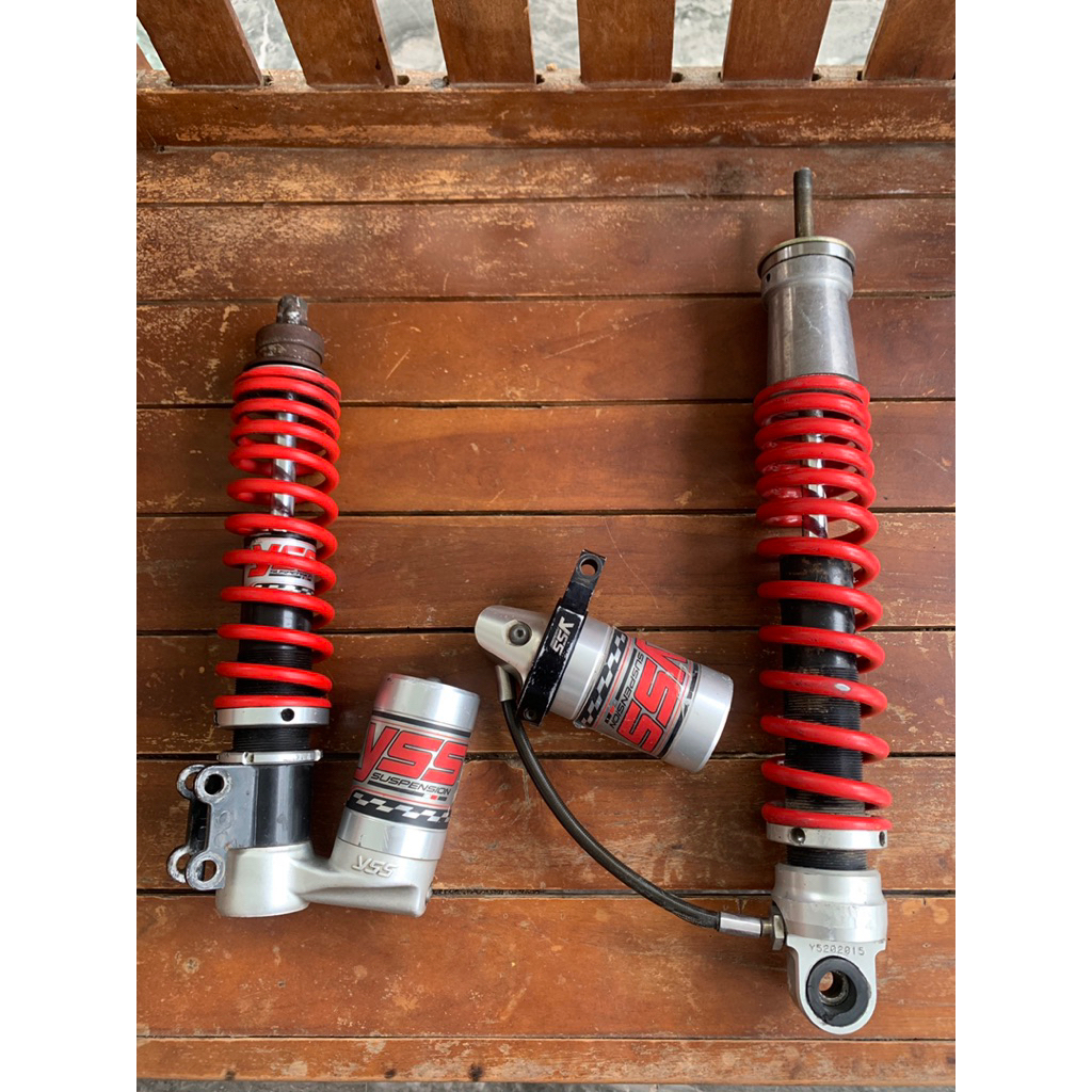 SHOCK TABUNG DEPAN BELAKANG YSS VESPA MATIC SPRINT PRIMA LX