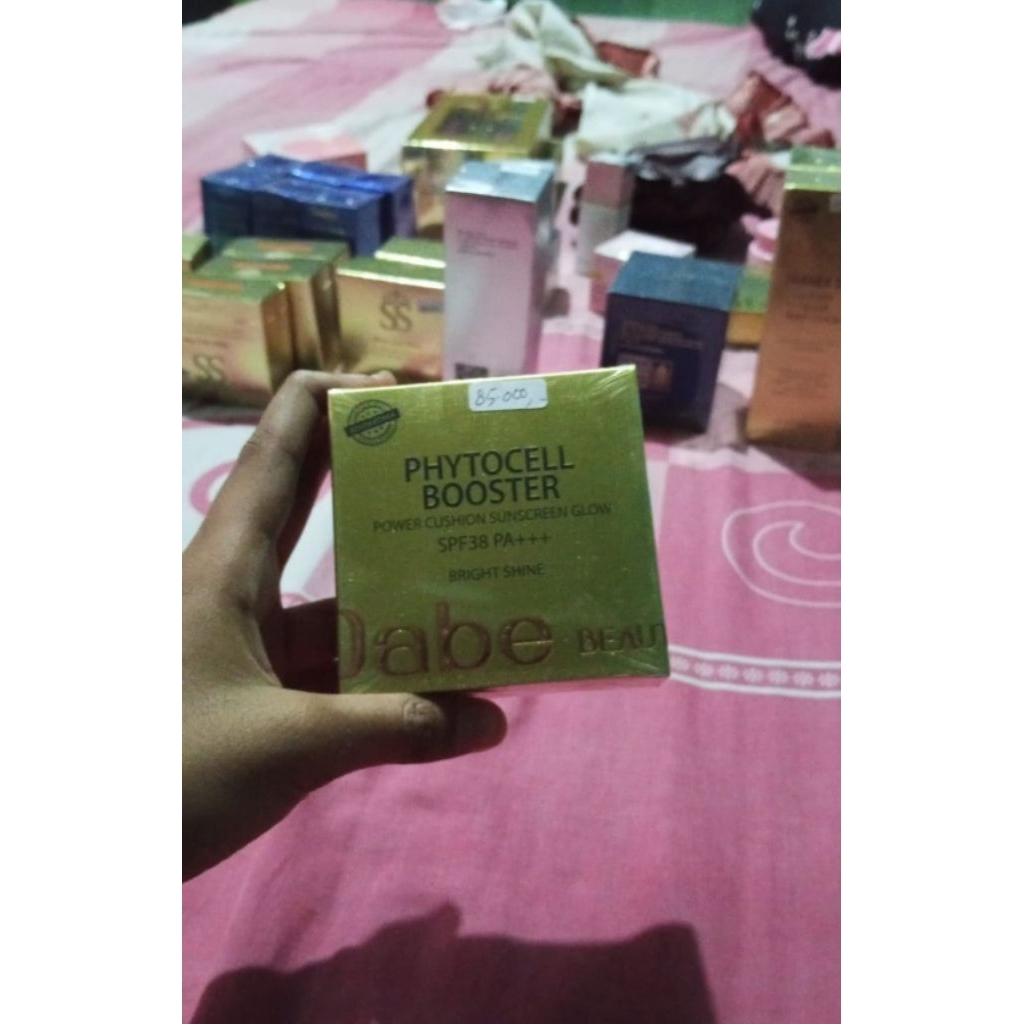 Dabe beauty phytocell booster power cushion sunscreen glow