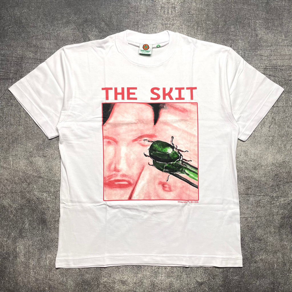 COD Tshirt & Long Sleeve THE SKIT - KITA DI LUKA YANG SAMA WHITE Official Merchandise Oversized  Kao