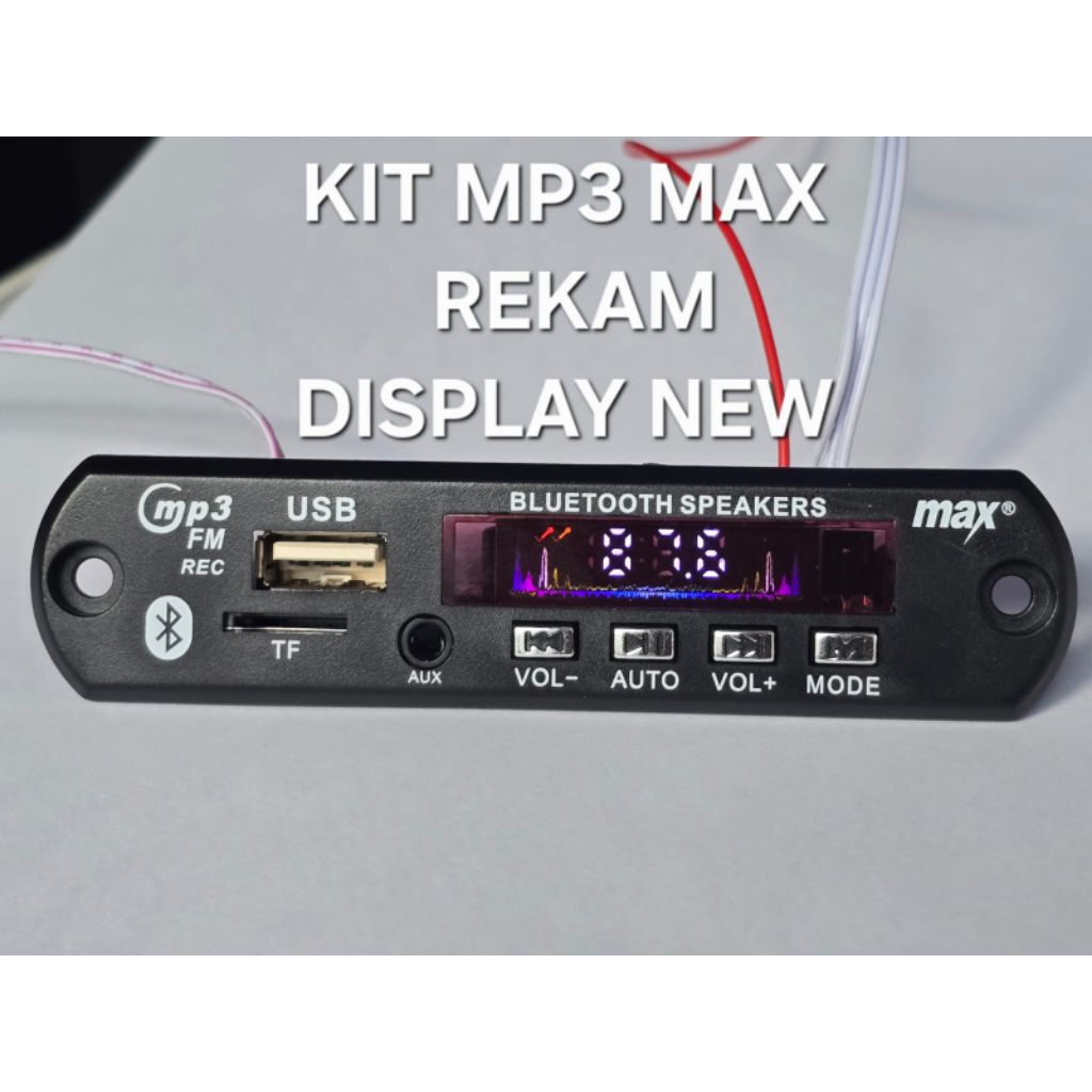Kit Modul MP3 Bluetooth MAX Bisa rekam Mic