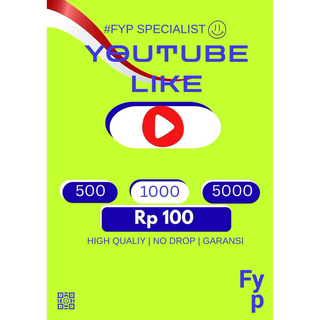Like Best Seller Youtube High Quality TERMURAH - Social Media Specialist