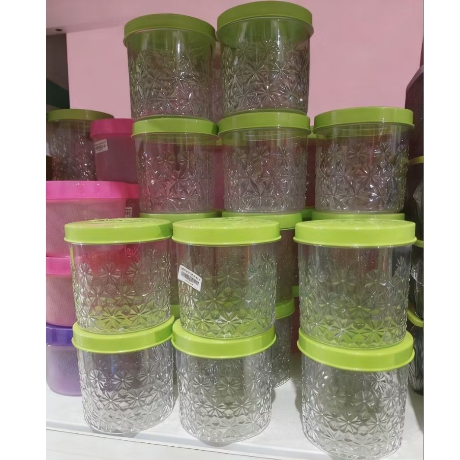 RPS-Toples Bunga Kristal Calista -Elegan & Praktis untuk Penyimpanan Makanan-Toples kristal cantik m