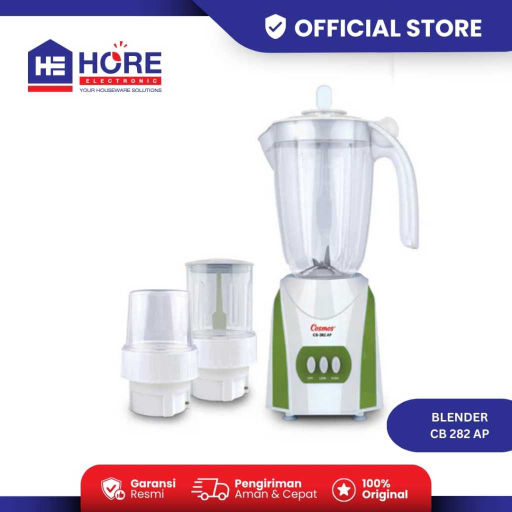 BLENDER COSMOS CB 282 AP / BLENDER PLASTIK COSMOS CB 282 AP / COSMOS CB 282 AP BLENDER BERKAPASITAS 