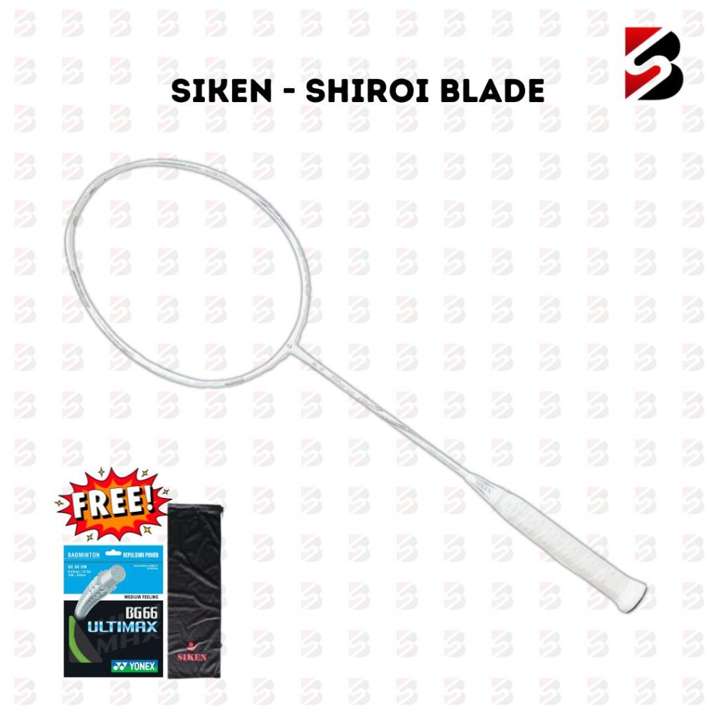 Siken Raket Badminton Shiroi Blade