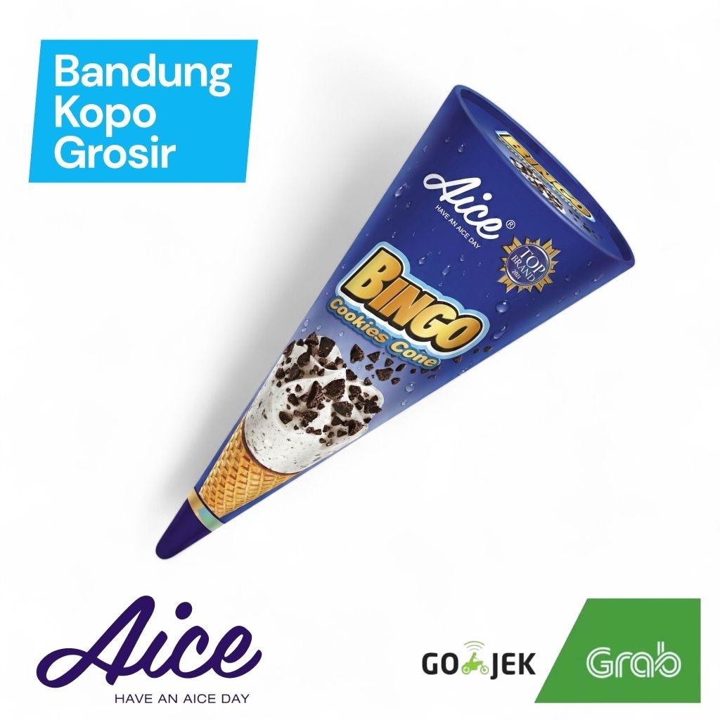 Ea Krim Cone Aice Bingo Cookies