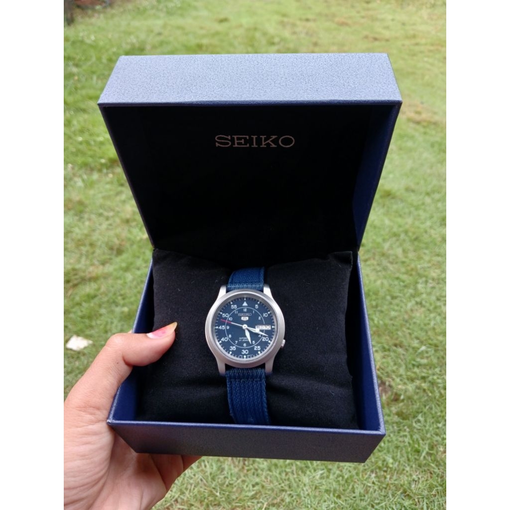 SEIKO 5 military SNK807 bekas/second original