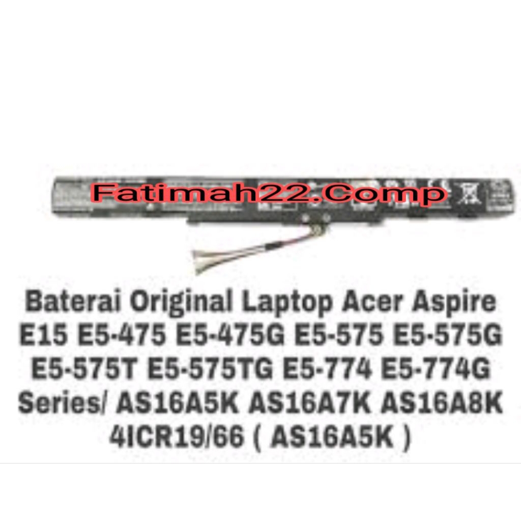baterai battery batre acer E5-475 E5-475G E5-476 E5-476G E5-575 575G ES1-432 AS16A5K AS16A7K AS16A8K
