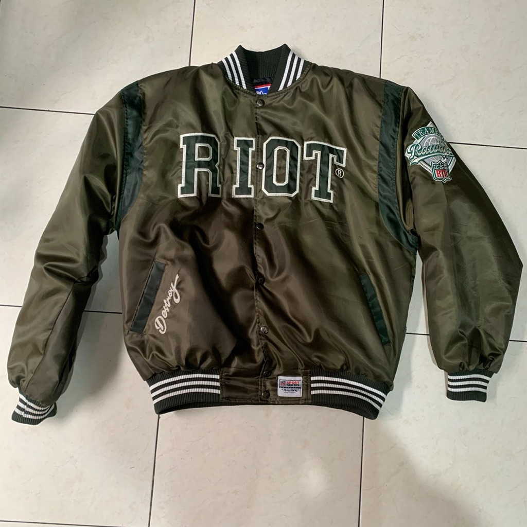 Rawtype Riot Varsity Green