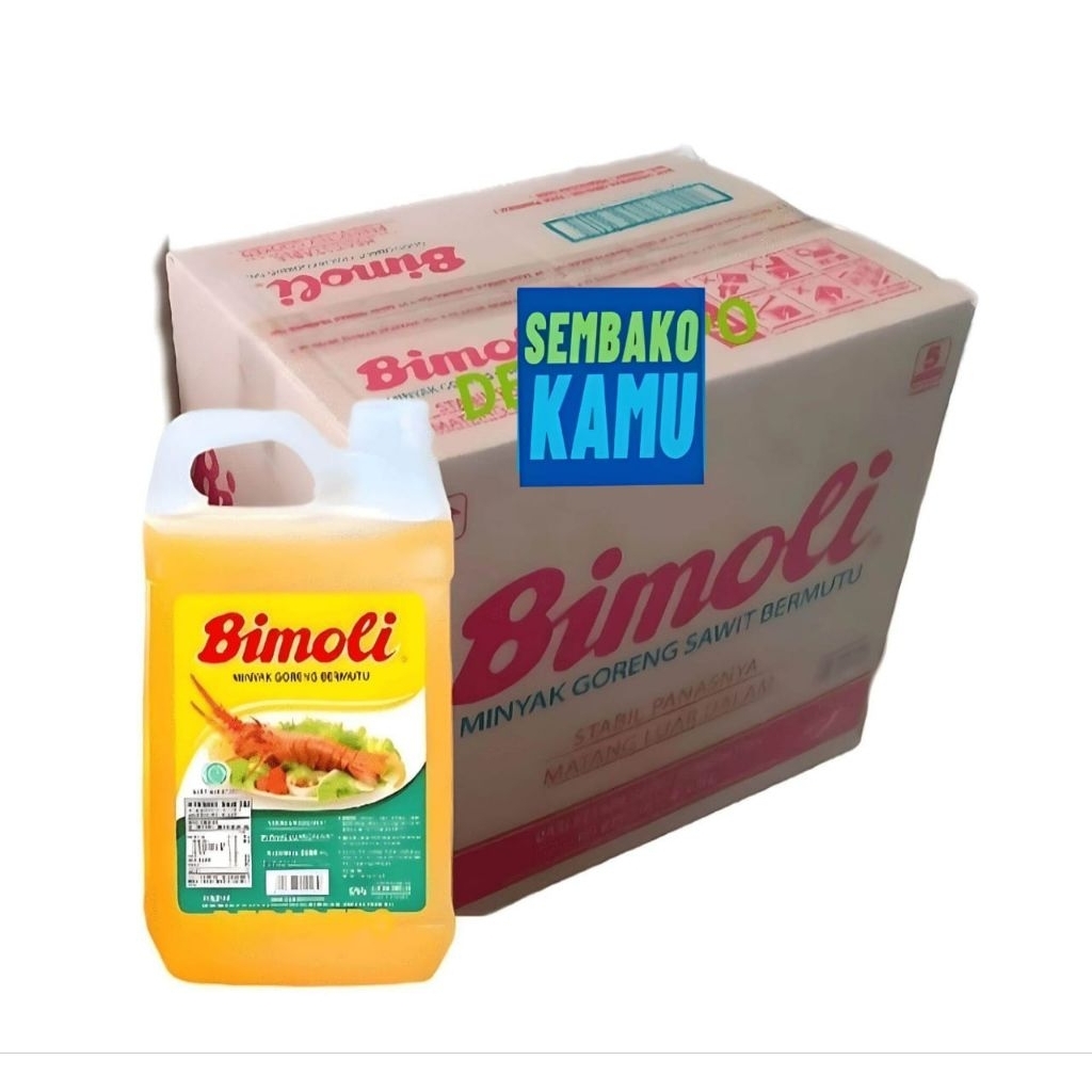 Minyak Goreng Bimoli 5 Liter - 1 Dus Isi 4 pcs