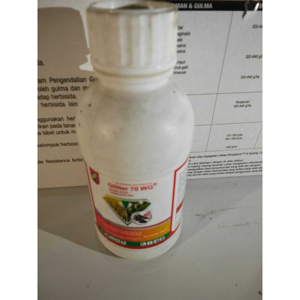 Glitter 70 WG 50gr Insektisida Sistemik Imidakloprid 70% Pembasmi Hama Wereng Padi Yamida Besvidor A