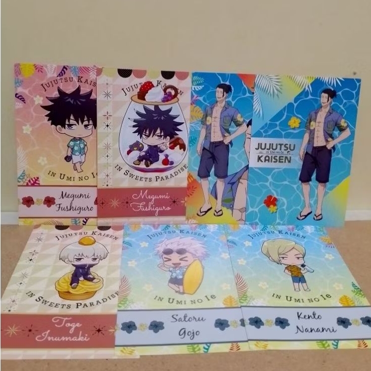 Postcard Jujutsu Kaisen x SWEETS PARADISE