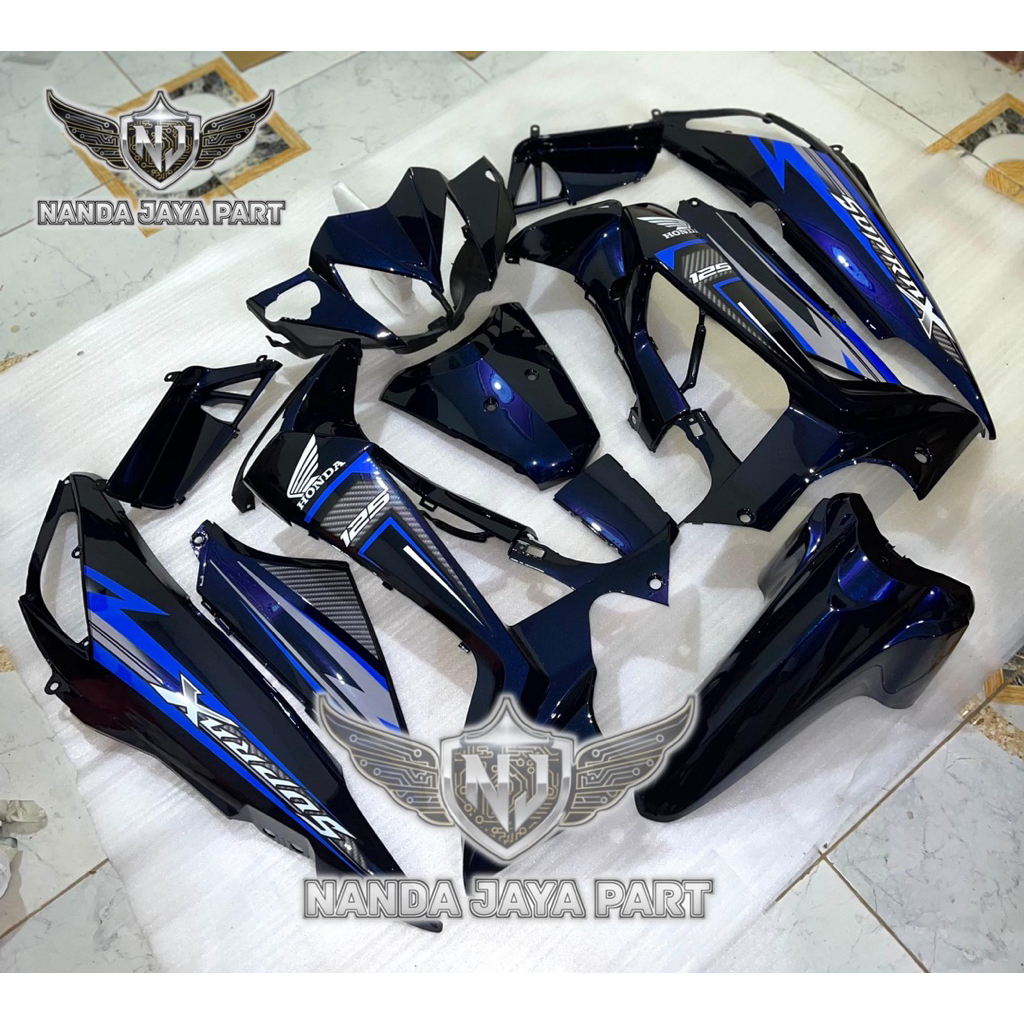 cover bodi supra x125 batman - bodi set supra batman - bodi fullset supra x125 premium - kap supra