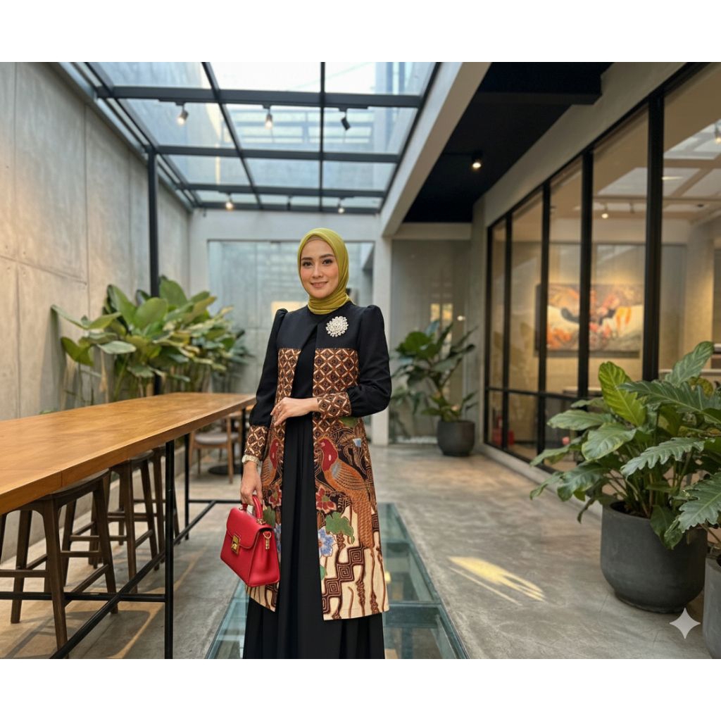 TENUN_GAYA Batik Wanita Modern Blazer batik premium fashion wanita batik murah atasan wanita