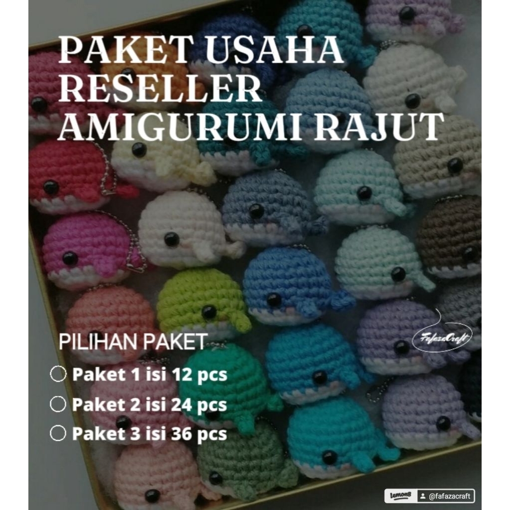 Paket Usaha Jualan Amigurumi/ Paket Reseller/ Paket Usaha Terlaris
