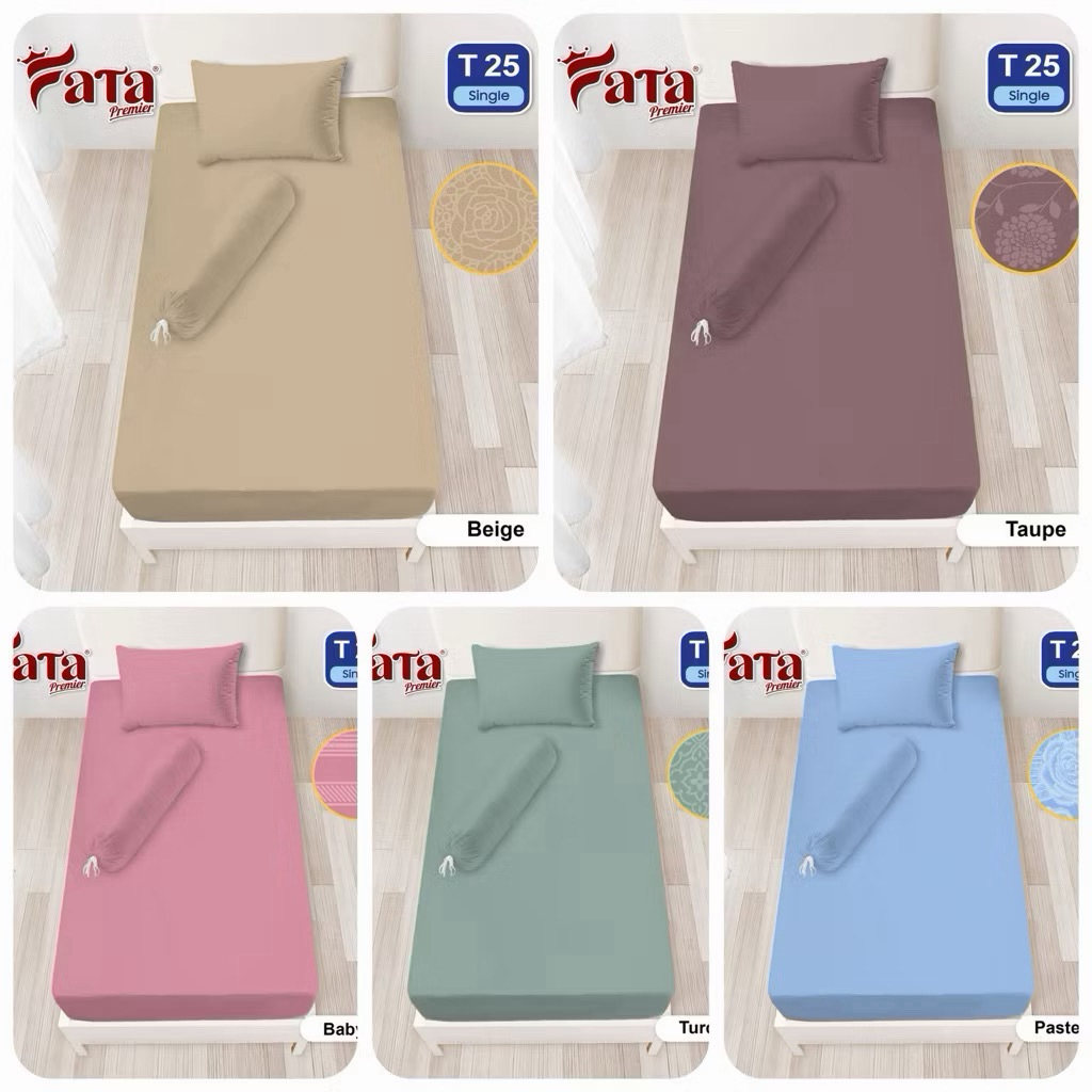 Sprei Fata Polos ukuran 100x200 / 90x200 - SP 100 POLOS - SP 90 POLOS / Sprei Fata Polos Emboss 100x