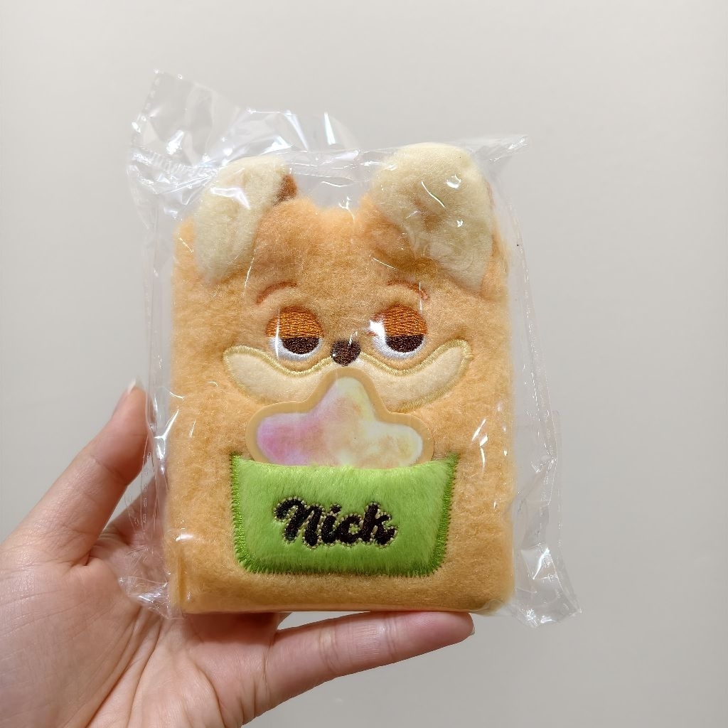 Disney Zootopia 2 Collection Pendant Plush Book / Notebook Nick Zootopia Original Disney Miniso