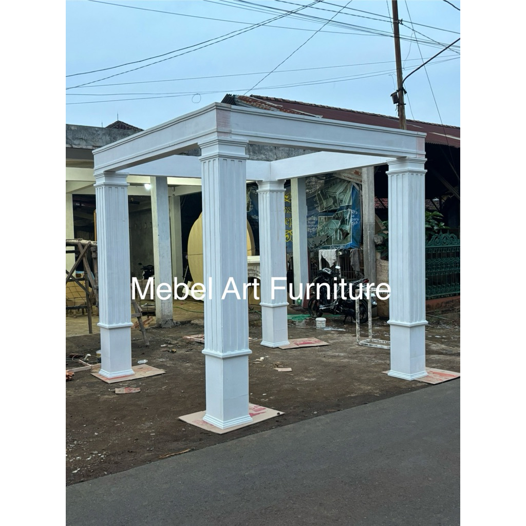 gawangan pergola pelaminan