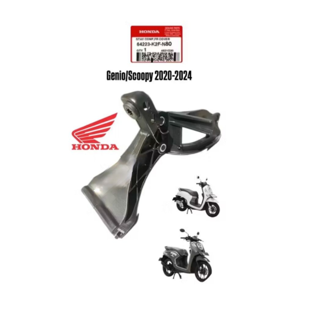 stay fr cover, pangkon lampu/panel scoopy - genio