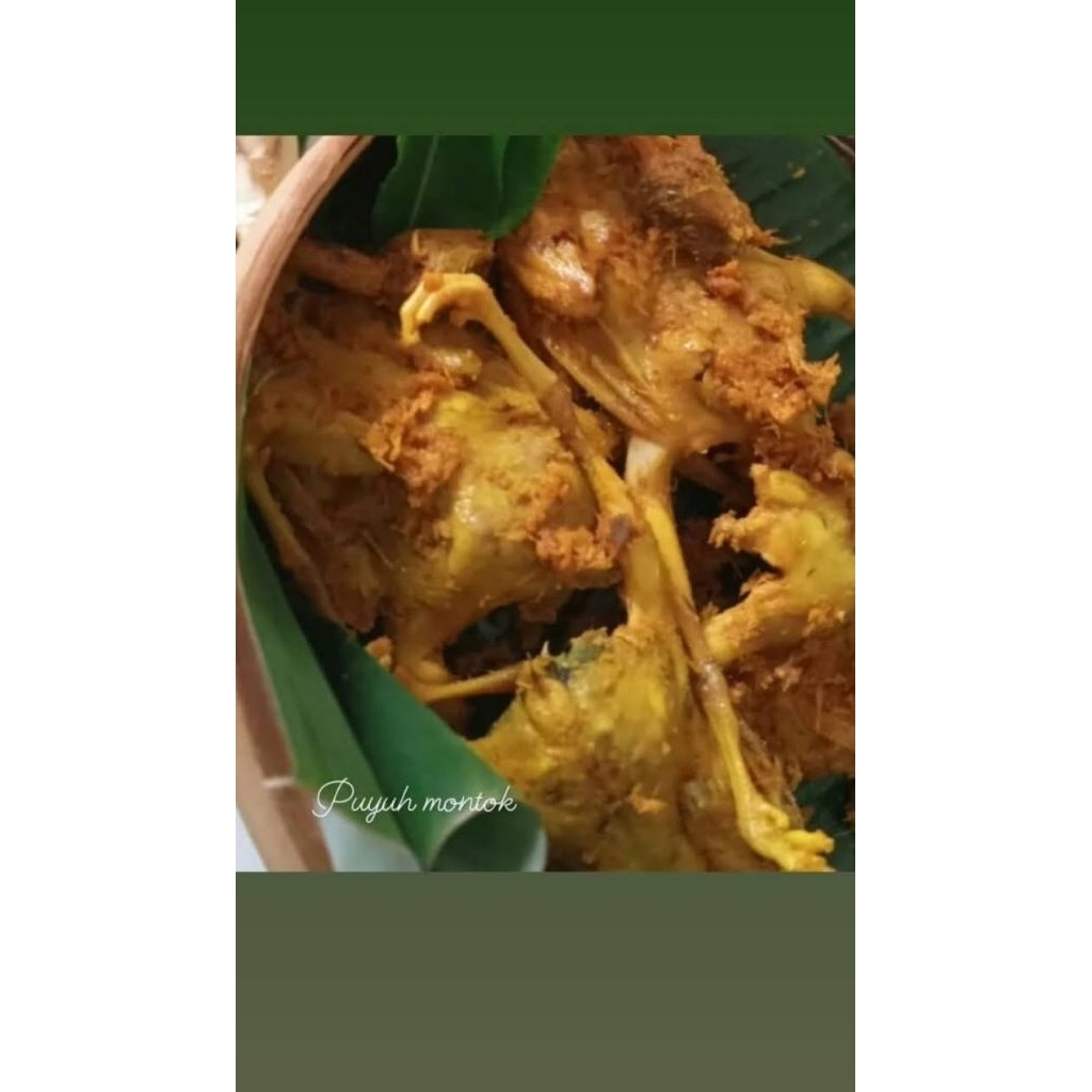 Ungkep In Ayam [Ungkep Puyuh Frozen] Isi 4 Ekor - Puyuh Ungkep Halal, Fresh, Homemade