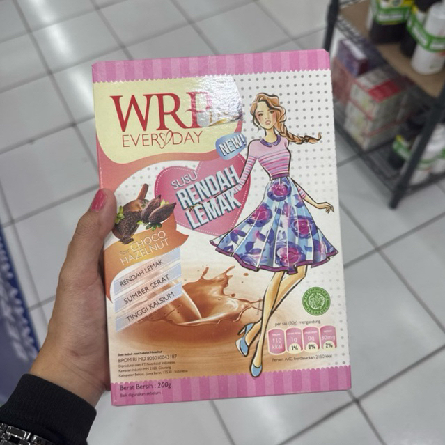 WRP LOW FAT MILK CHOCO HAZELNUT