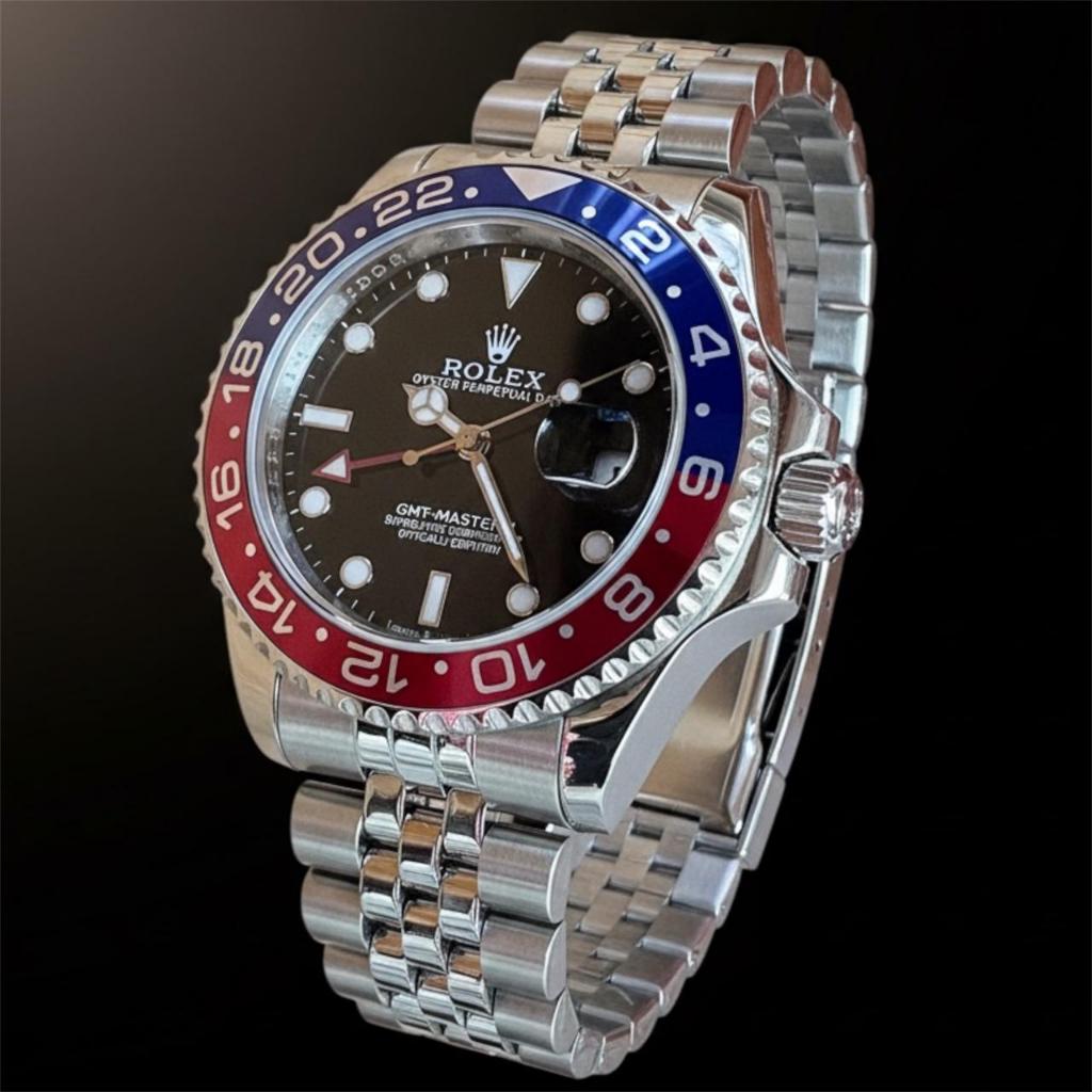 JAM ROLEX GMT MASTER II | Rolex GMT Automatic / Otomatis | GMT Master II Jam Rantai Cowok
