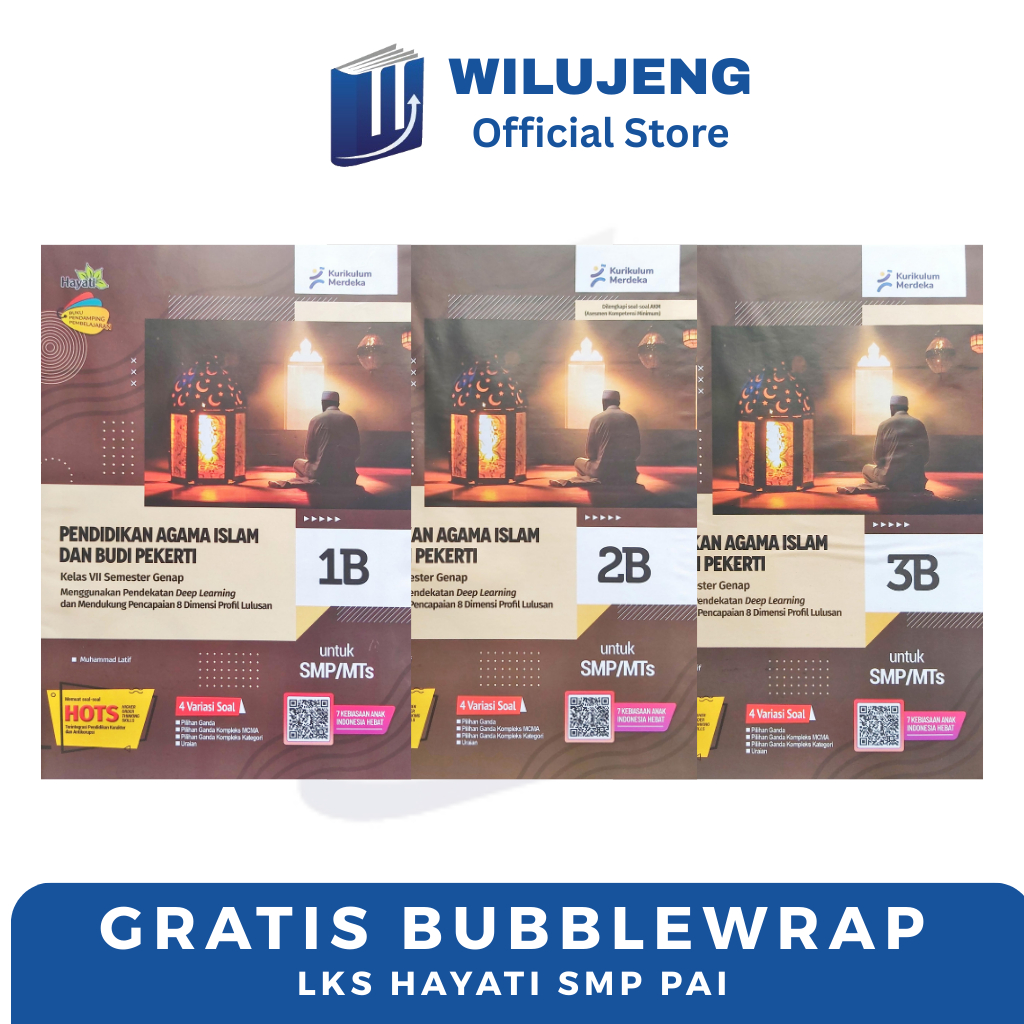 LKS Hayati Agama Islam PAI Kelas 7 8 9 Semester Ganjil & Genap SMP Putra Nugraha Kurikulum Merdeka
