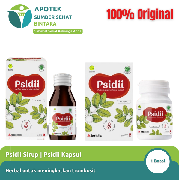 Psidii Sirup | Psidii Kapsul – Ekstrak Daun Jambu Biji