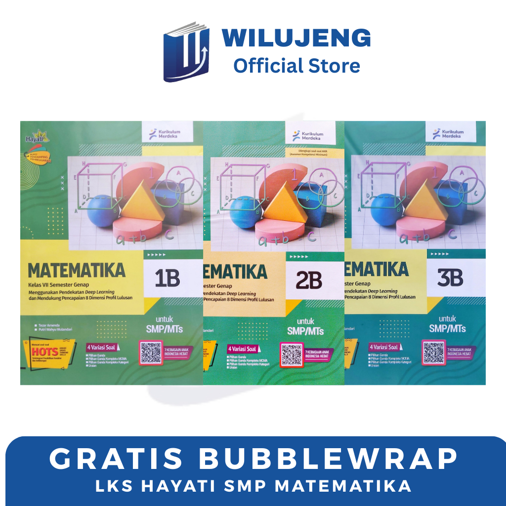 LKS Hayati Matematika Kelas 7 8 9 Semester Ganjil & Genap SMP Kurikulum Merdeka