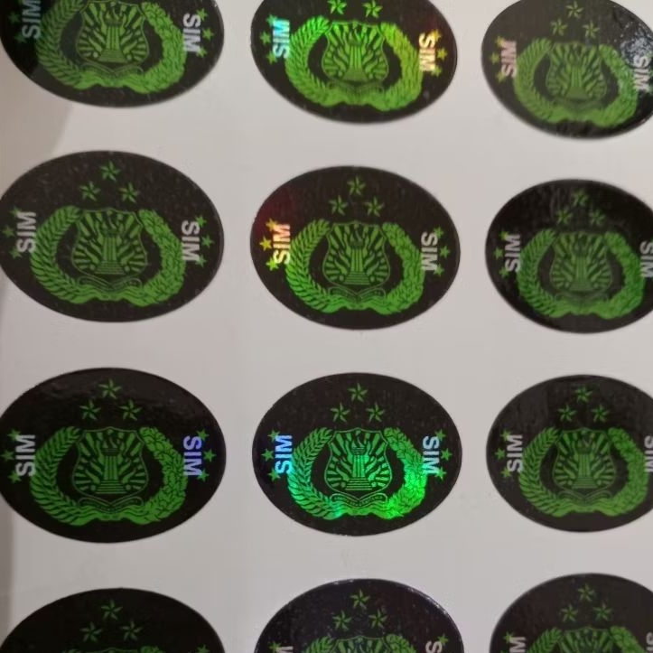 stiker hologram glossy replika SIM
