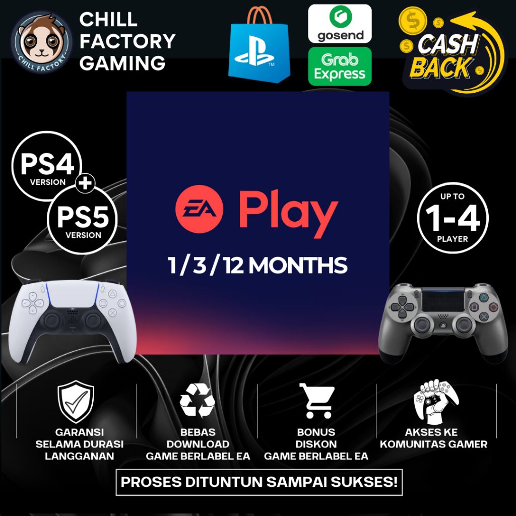 EA PLAY PRO ACCESS PS4 PS5 Play Station - INDONESIA x TURKEY