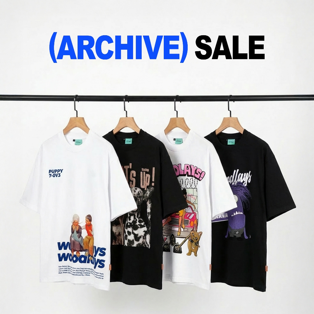Woodlays Tshirt Oversize Archive Sale 1