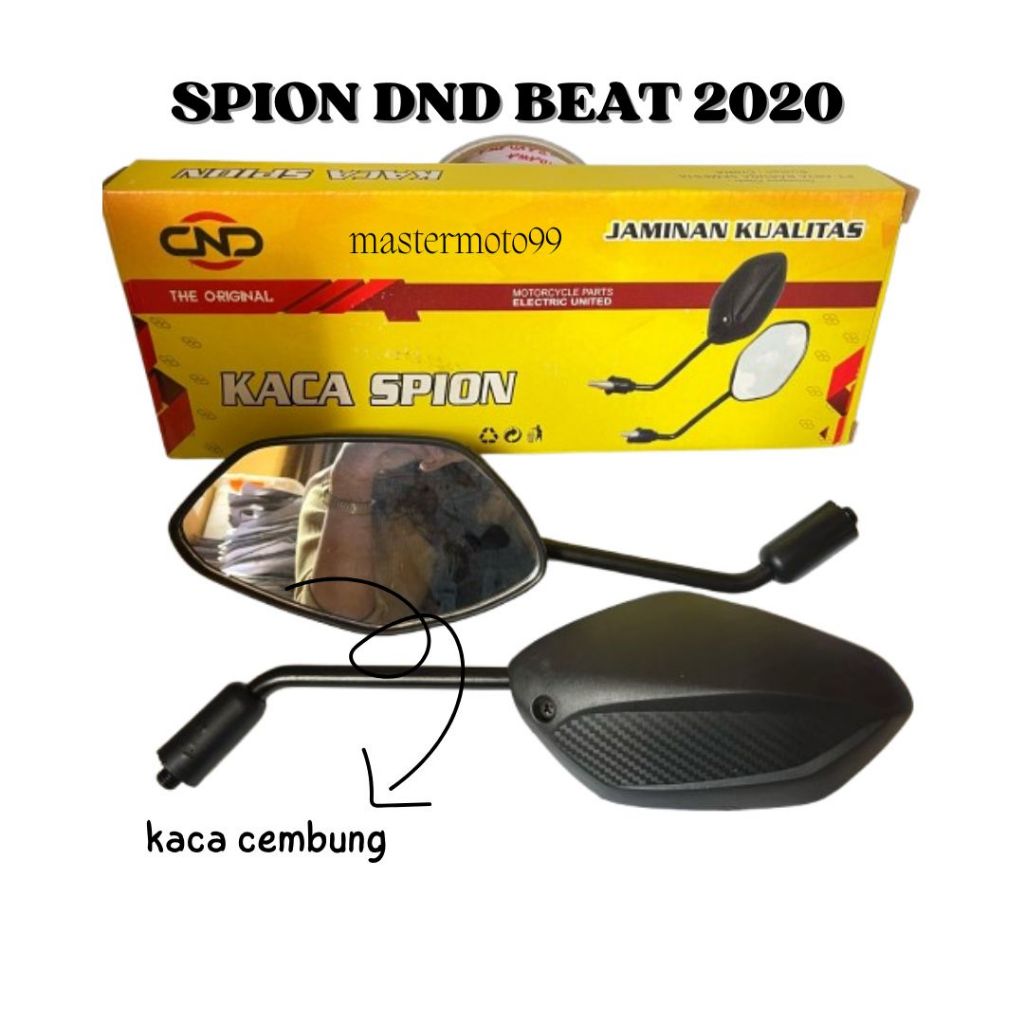 SPION DND BEAT NEW BEAT STREET NEW LED 2020-2022 Kaca Cembung / Spion BEAT NEW 2020 BEAT 2020 DND